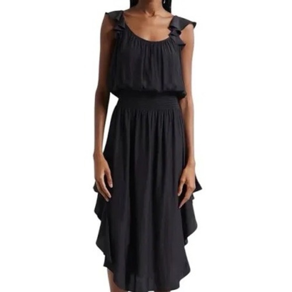 NWT Ramy Brook Black Maxi Clementine Dress (MSRP: $395) Sz S